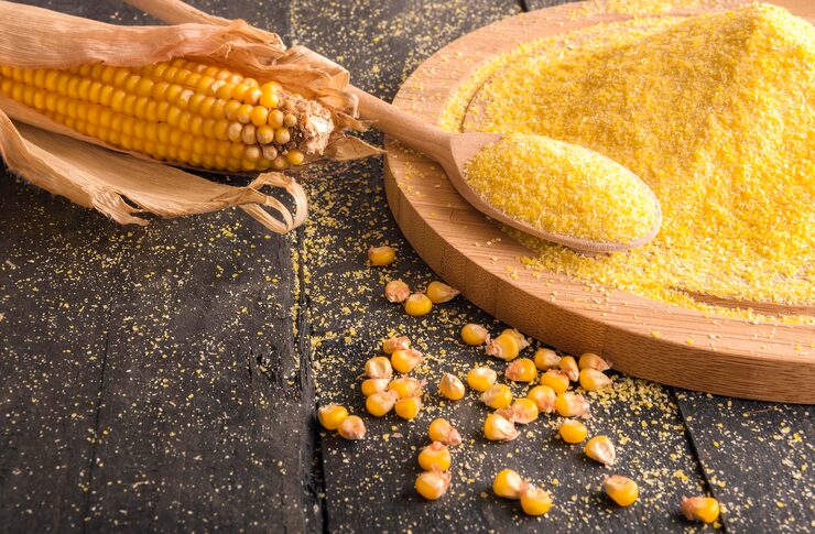 High-energy Maize Grit processed from Grade-1 Indian Yellow Corn, ideal for poultry and bird feed formulations.